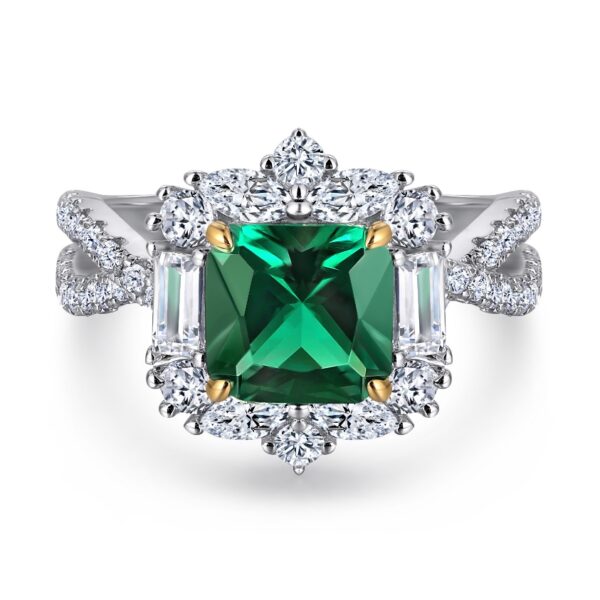 Princess-shaped Engagement Ring - Image 3